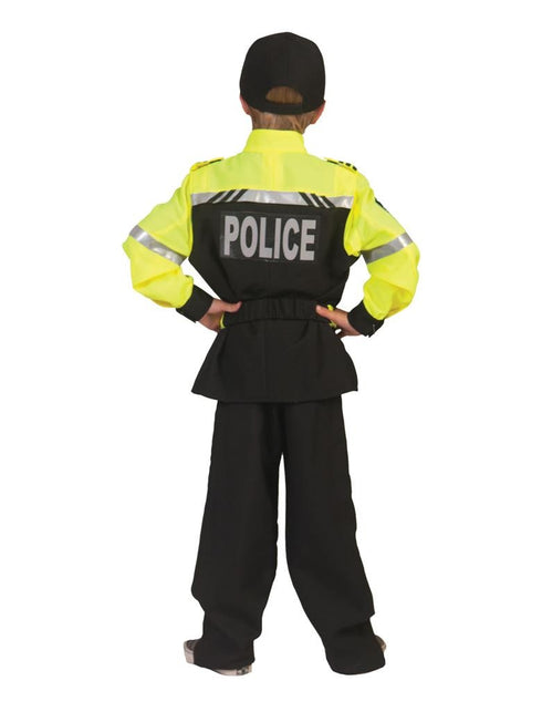 Funny Fashion Fluor gele politiepakjes voor kinderen