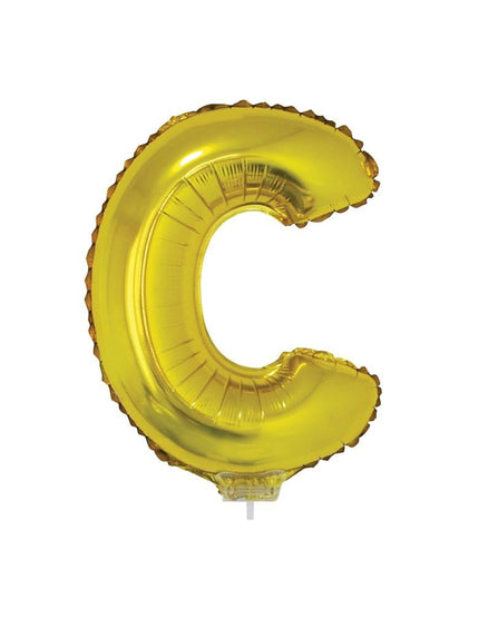 Funny Fashion Folie ballon letter C Goud