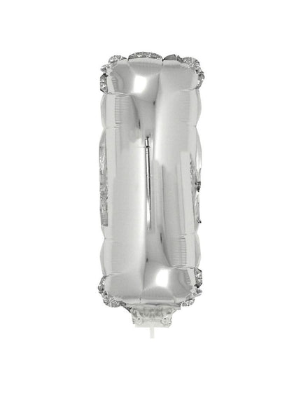 Funny Fashion Folie ballon letter I Zilver