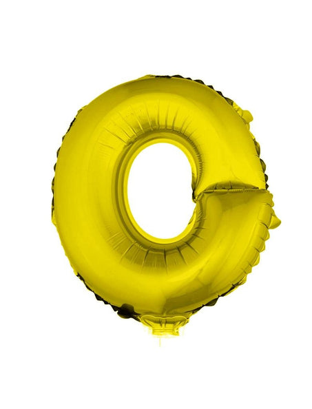 Funny Fashion Folie ballon letter O Goud
