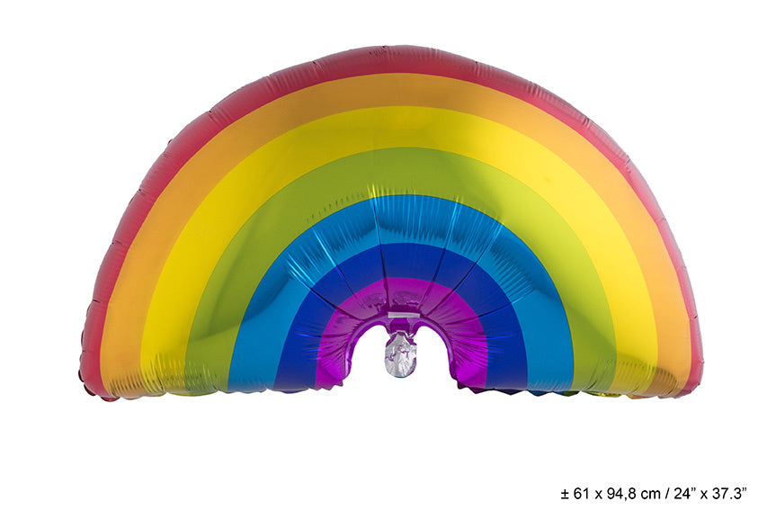 Funny Fashion Folie ballon regenboog