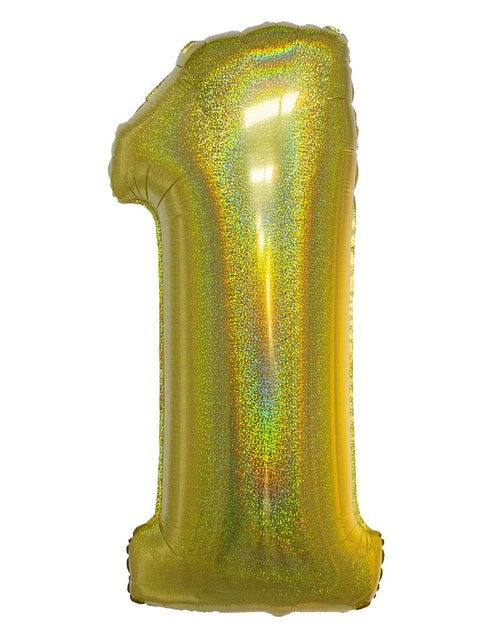 Funny Fashion Folieballon 102 cm glitter goud
