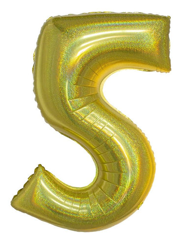 Funny Fashion Folieballon 102 cm glitter goud