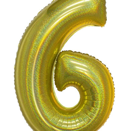 Funny Fashion Folieballon 102 cm glitter goud