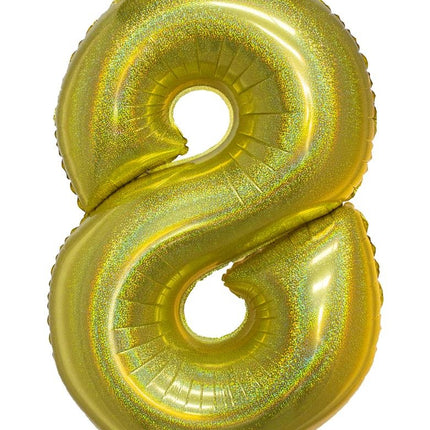 Funny Fashion Folieballon 102 cm glitter goud