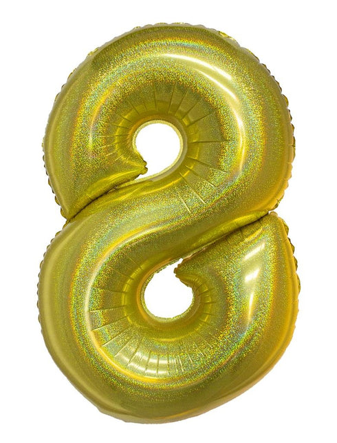 Funny Fashion Folieballon 102 cm glitter goud