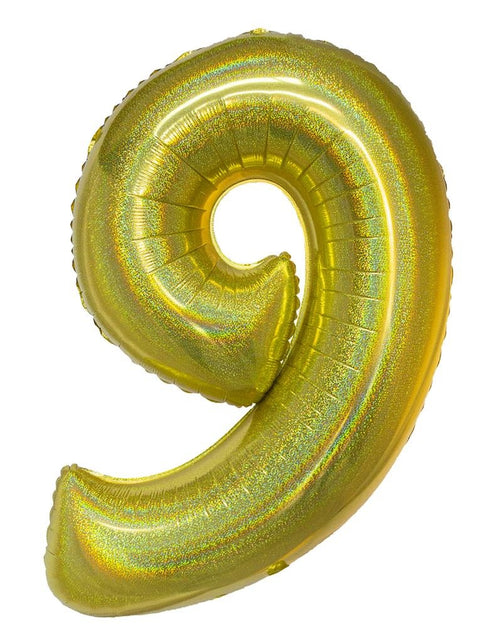 Funny Fashion Folieballon 102 cm glitter goud