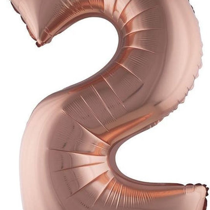 Funny Fashion Folieballon 102 cm rose goud