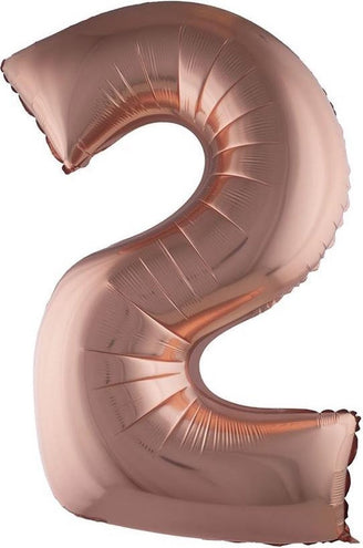 Funny Fashion Folieballon 102 cm rose goud