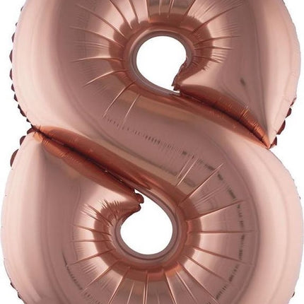 Funny Fashion Folieballon 102 cm rose goud
