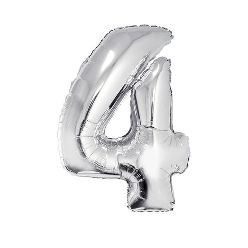 Funny Fashion Folieballon 102 cm zilver