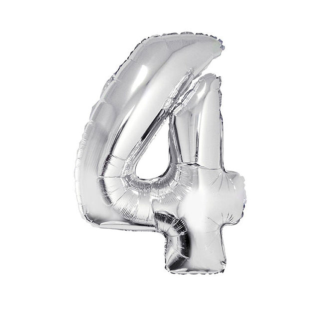 Funny Fashion Folieballon 102 cm zilver