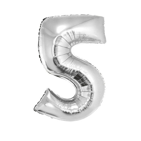 Funny Fashion Folieballon 102 cm zilver