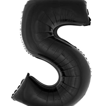 Funny Fashion Folieballon 102 cm zwart