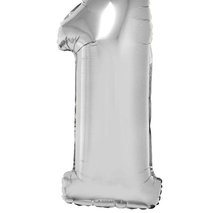 Funny Fashion Folieballon 82 cm zilver