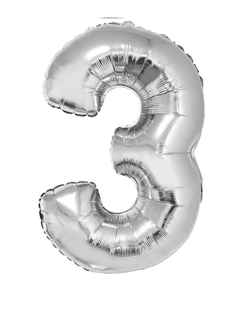 Funny Fashion Folieballon 82 cm zilver