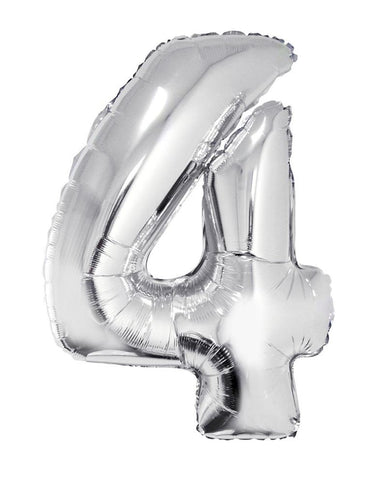 Funny Fashion Folieballon 82 cm zilver