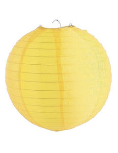 Funny Fashion Gele lampion nylon 50cm