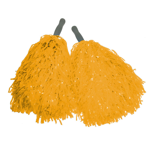 Funny Fashion Gele pom poms op stokje