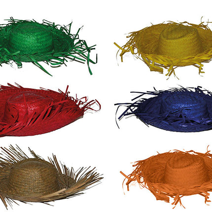 Funny Fashion Gele strohoed Aloha