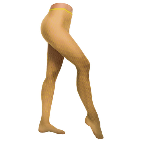 Funny Fashion Gele visnet panty