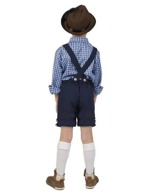 Funny Fashion Geruite Beierse blouse kinderen
