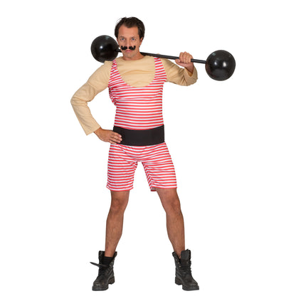 Funny Fashion Gewichtsheffer kostuum  Fonny met spierbundel