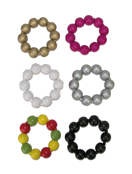 Funny Fashion Gouden disco armband met kralen