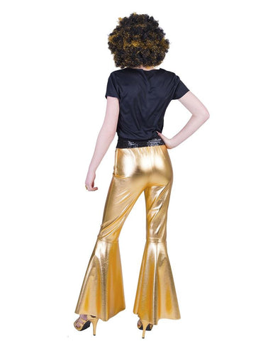 Funny Fashion Gouden Disco broek Fever dames