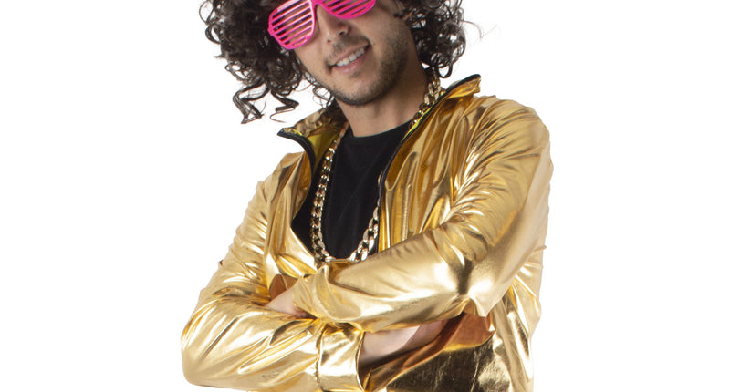 Funny Fashion Gouden disco jas Winfred