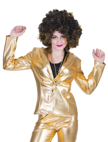 Funny Fashion Gouden disco jasje Fever dames