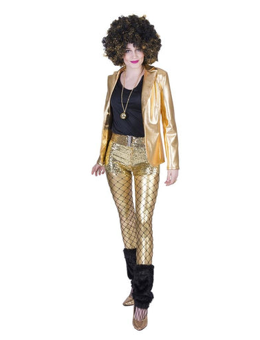 Funny Fashion Gouden disco jasje Fever dames