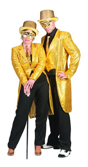Funny Fashion Gouden slipjas deluxe