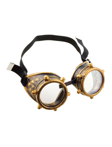 Funny Fashion Gouden steampunk bril
