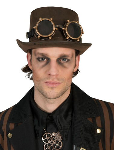 Funny Fashion Gouden steampunk bril