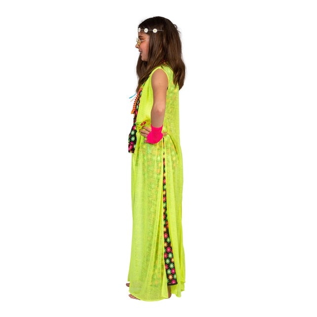 Funny Fashion Groen hippie vest Nina meisje