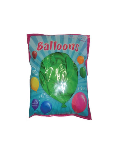 Funny Fashion Groene latex  ballonnen 100st.