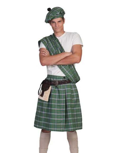 Funny Fashion Groene Schotse rokken voor carnaval