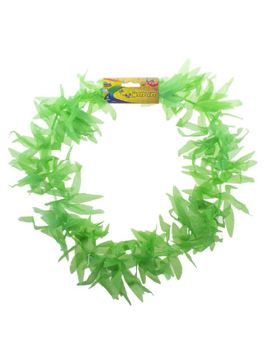 Funny Fashion Halsketting bladeren groen