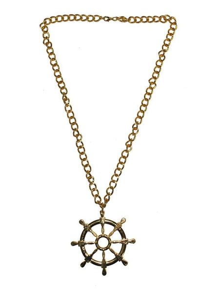 Funny Fashion Halsketting kapitein stuurwiel