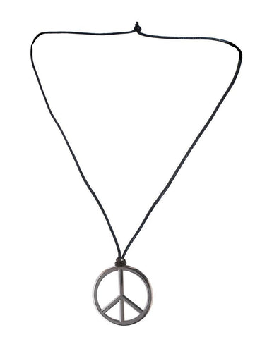 Funny Fashion Halsketting peace zilver