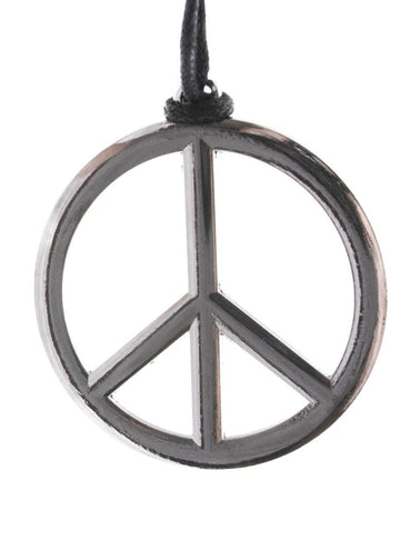Funny Fashion Halsketting peace zilver