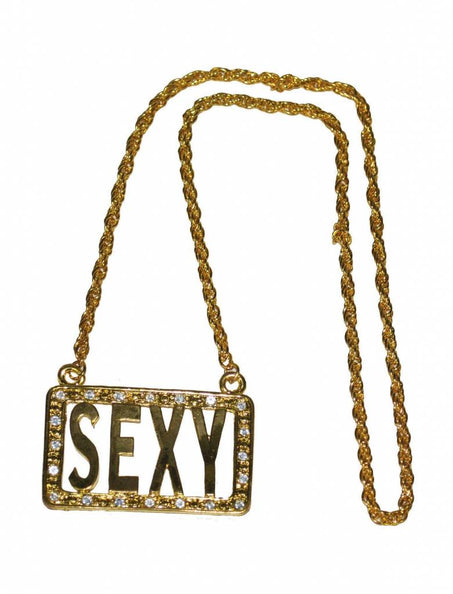 Funny Fashion Halsketting sexy nep goud