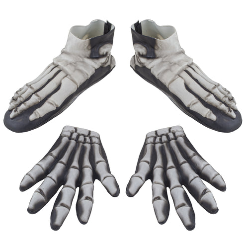 Funny Fashion Handen en voeten skelet latex
