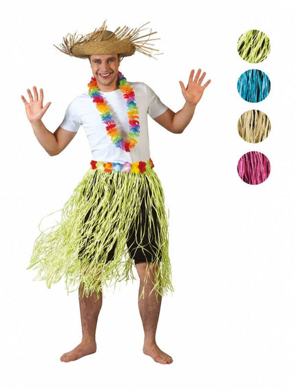 Funny Fashion Hawaii rok Alana roze 82cm