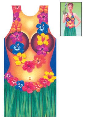 Funny Fashion Hawaii schort dame