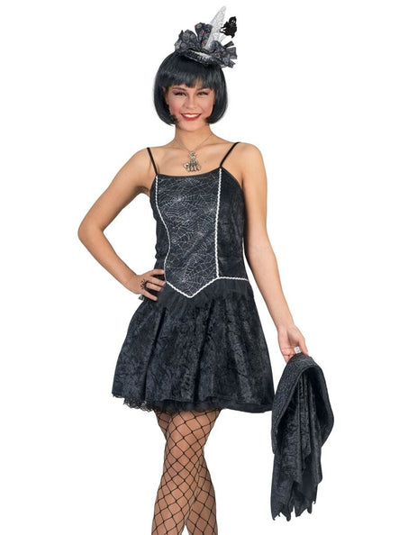 Funny Fashion Heksen jurk Spinnenweb dame Angela