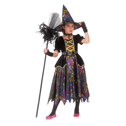 Funny Fashion Heksen jurk Wanda kinderen