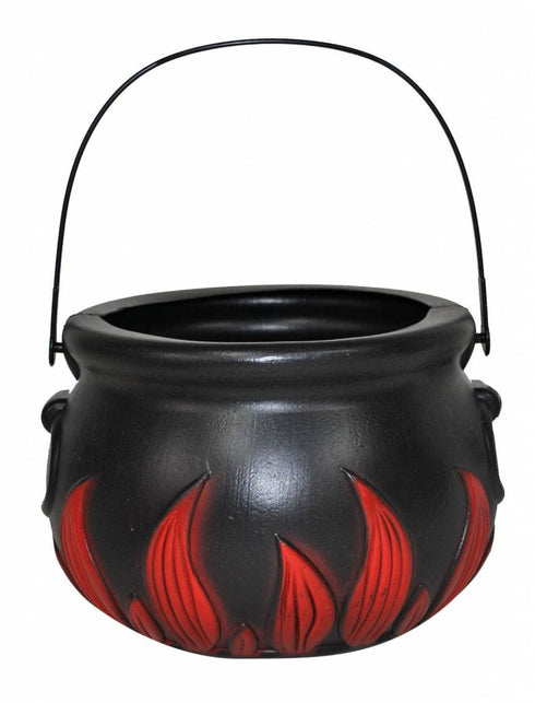 Funny Fashion Heksen ketel met vlammen