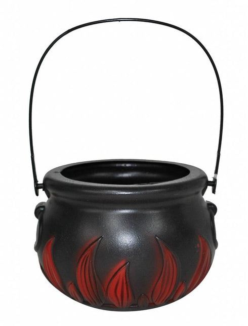 Funny Fashion Heksen ketel zwart rood